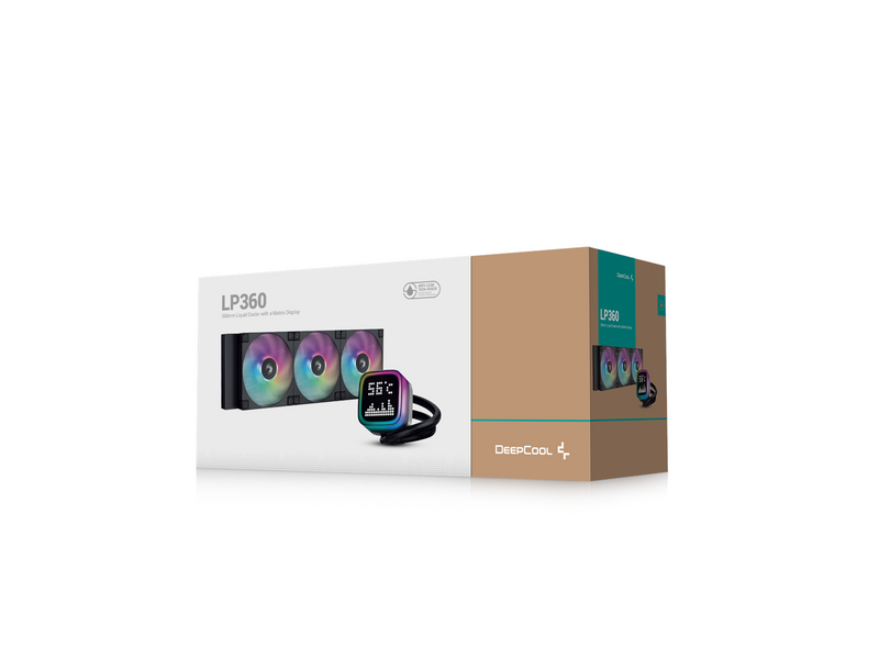 DeepCool LP360 - Black - CPU-Wasserkühlung - Max 39 dBA