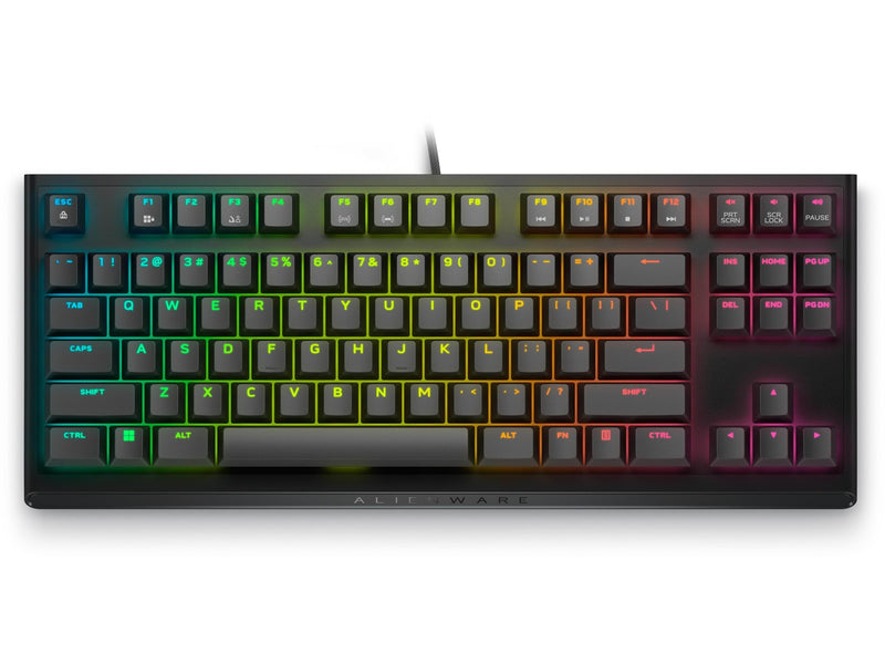Dell Alienware AW420K - Dark Side of the Moon - Gaming Tastatur - Englisch (US) - Schwarz