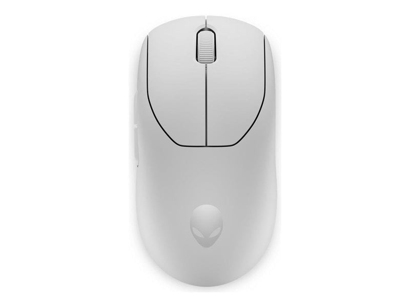 Dell Alienware Pro Wireless Gaming Mouse - mouse - USB 2.4 GHz - lunar light - Maus (Weiß)