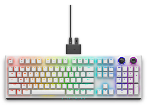 Dell Alienware Tri-Mode AW920K - Gaming Tastatur - Englisch (US) - Weiss