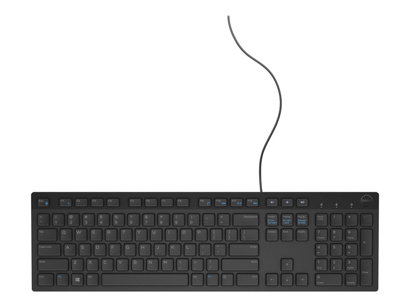 Dell KB216 - keyboard - US International (QWERTY) - Tastatur - Universal - Schwarz