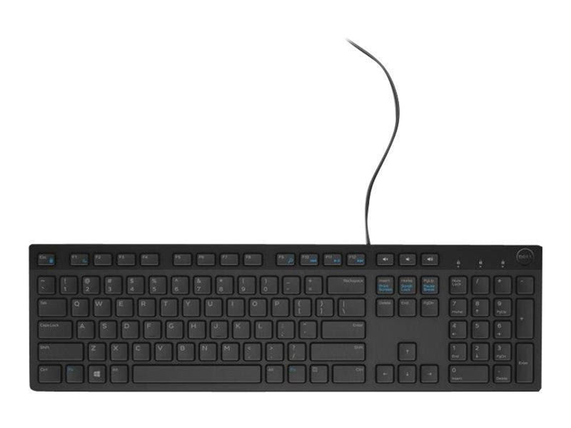 Dell KB216 - keyboard - multimedia - QWERTY - Danish - black Input Device - Tastatur - Dänisch - Schwarz