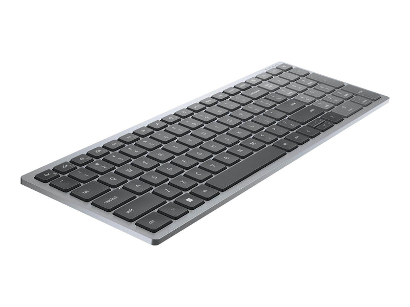 Dell KB740 - keyboard - compact multi device - QWERTZ - German - titan grey - Tastatur - Deutsch - Grau