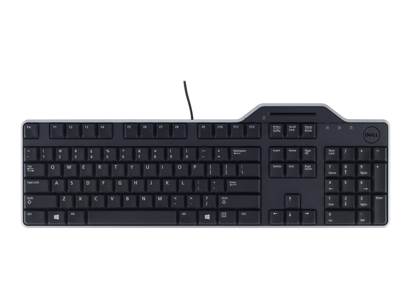Dell KB813 Smartcard - keyboard - US / European (QWERTY) - Tastatur - Englisch - Schwarz