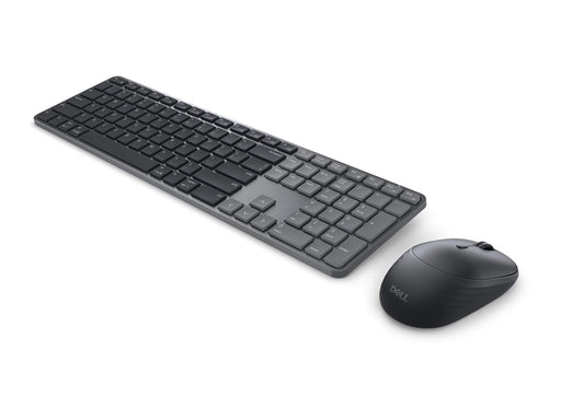 Dell Pro 7 KM726 - keyboard and mouse set - Slim - QWERTY - US International - graphite Input Device - Tastatur & Maus Set - Universal - Schwarz