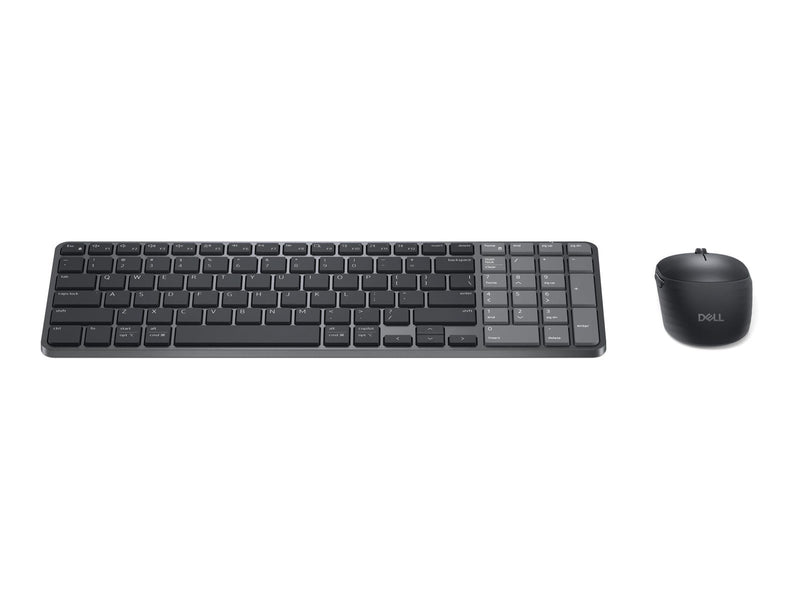 Dell Pro 7 KM746 - keyboard and mouse set - rechargeable compact - AZERTY - French - black Input Device - Tastatur & Maus Set - Französisch - Schwarz