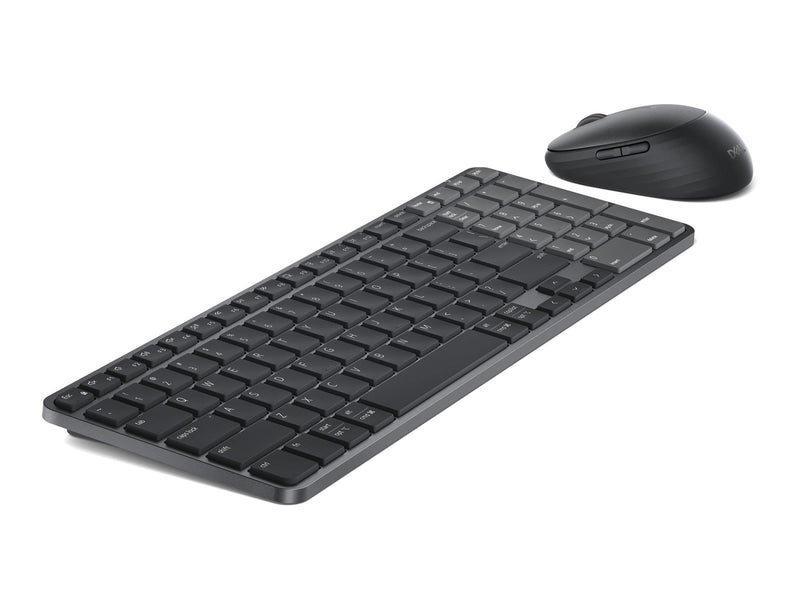 Dell Pro 7 KM746 - keyboard and mouse set - rechargeable compact - AZERTY - French - black Input Device - Tastatur & Maus Set - Französisch - Schwarz