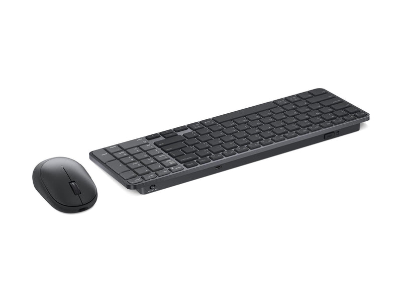 Dell Pro 7 KM746 - keyboard and mouse set - rechargeable compact - AZERTY - French - black Input Device - Tastatur & Maus Set - Französisch - Schwarz