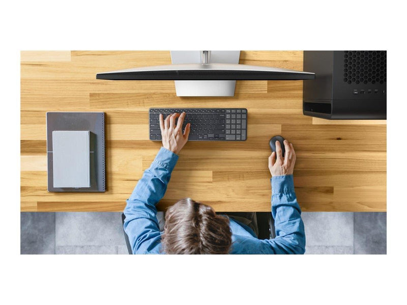 Dell Pro 7 KM746 - keyboard and mouse set - rechargeable compact - QWERTY - Spanish - black Input Device - Tastatur & Maus Set - Spanisch - Schwarz