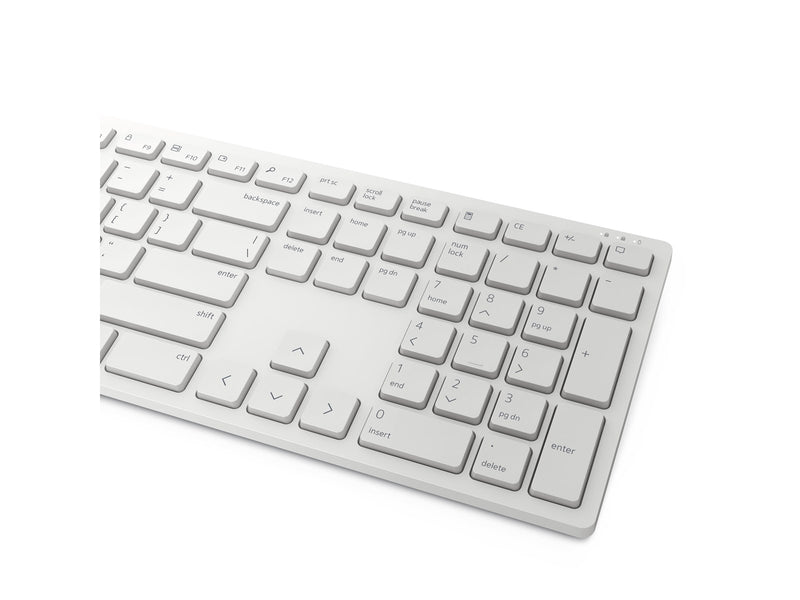 Dell Pro Keyboard and Mouse - KM5221W - Tastatur & Maus Set - Nordic ISO - Weiss