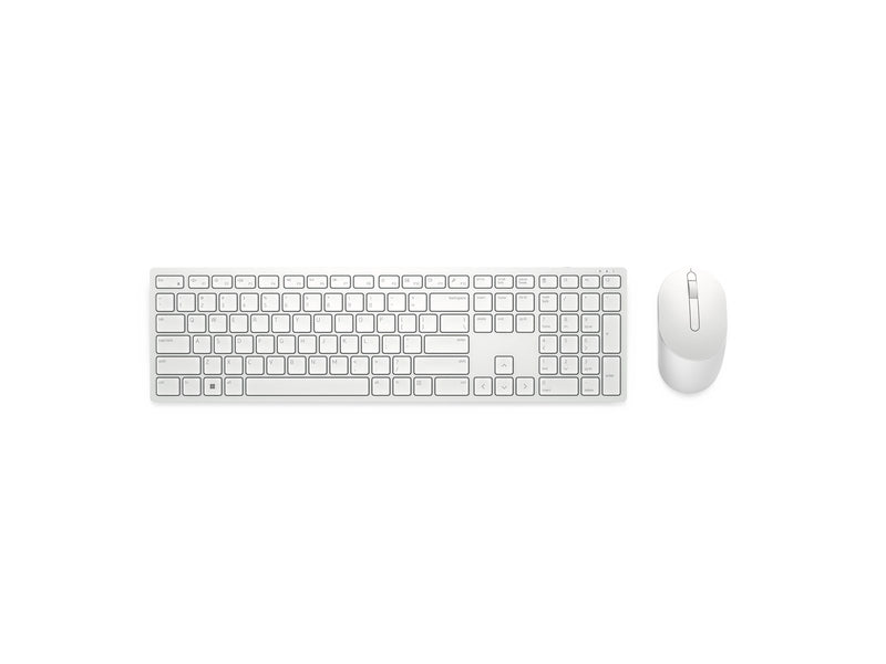 Dell Pro Keyboard and Mouse - KM5221W - Tastatur & Maus Set - Nordic ISO - Weiss