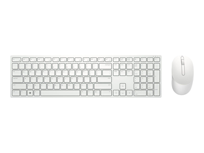 Dell Pro - Tastatur & Maus Set - Deutsch - Weiss