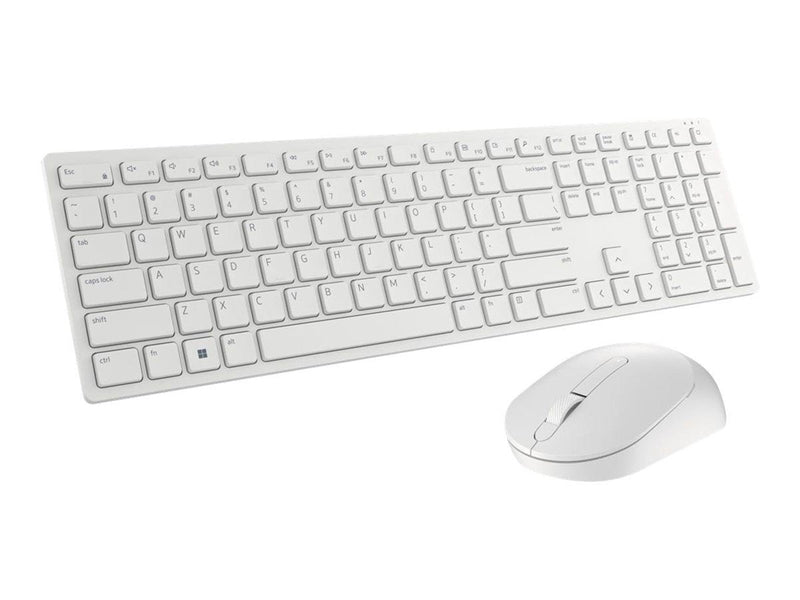 Dell Pro Wireless Keyboard & Mouse (US International Layout) - Tastatur & Maus Set - Universal - Weiss
