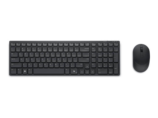 Dell Silent Keyboard and Mouse KM555 - keyboard and mouse set - QWERTY - Spanish - black Input Device - Tastatur & Maus Set - Spanisch - Schwarz