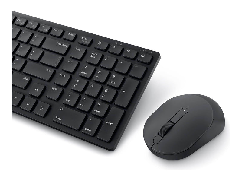 Dell Silent Keyboard and Mouse KM555 - keyboard and mouse set - QWERTY - Spanish - black Input Device - Tastatur & Maus Set - Spanisch - Schwarz