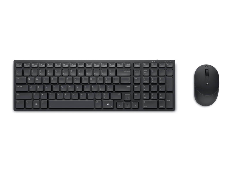 Dell Silent Keyboard and Mouse KM555 - keyboard and mouse set - QWERTZ - German - black Input Device - Tastatur & Maus Set - Deutsch - Schwarz