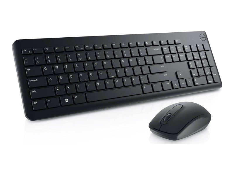 Dell Wireless Keyboard and Mouse KM3322W - keyboard and mouse set - AZERTY - French - black Input Device - Tastatur & Maus Set - Französisch - Schwarz