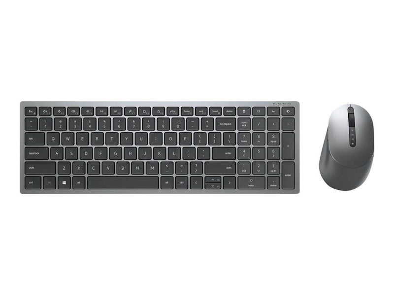 Dell Wireless Keyboard and Mouse - Tastatur & Maus Set - Deutsch - Grau