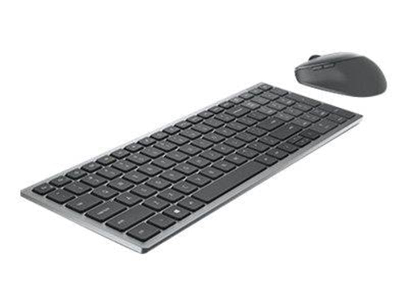 Dell Wireless Keyboard and Mouse - Tastatur & Maus Set - Deutsch - Grau