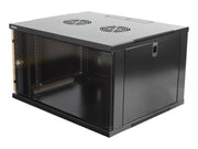 Deltaco 19-5406B - 6U Wall-Mount Rack Cabinet