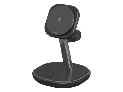 Deltaco 3-in-1 magnetic wireless charging Stand