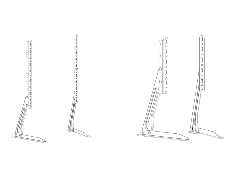 Deltaco Bordplads-tv-stativ 23-70" op t. 50 kg l - Max 50 kg - recommended for 70"