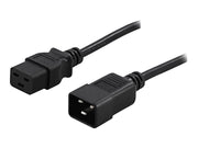 Deltaco DEL-112NA - power extension cable - IEC 60320 C19 to IEC 60320 C20 - 2 m