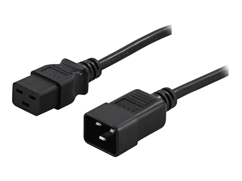 Deltaco DEL-112NA - power extension cable - IEC 60320 C19 to IEC 60320 C20 - 2 m