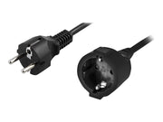 Deltaco DEL-112U - power extension cable - power CEE 7/7 to CEE 7/4 - 10 m