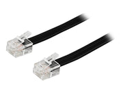 Deltaco DEL-160B - phone cable - 3 m - black - Schwarz - 3m