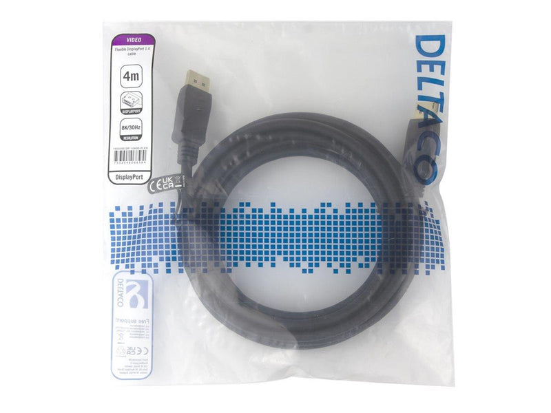 Deltaco - DisplayPort cable - DisplayPort to DisplayPort - 4 m