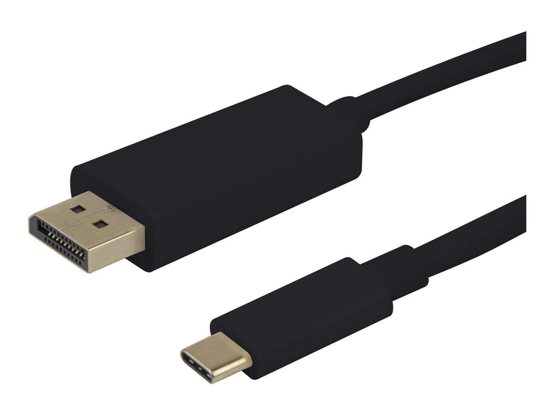 Deltaco - DisplayPort cable - USB-C to DisplayPort - 50 cm
