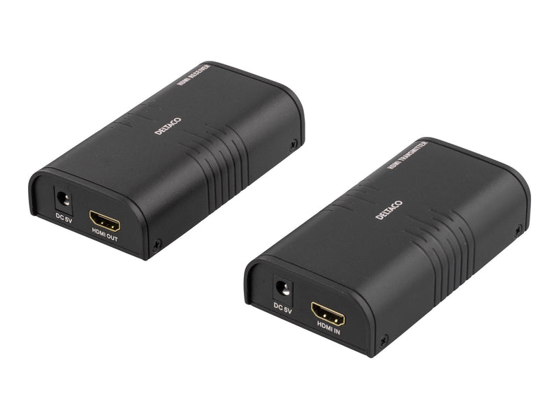Deltaco Ethernet HDMI-forlænger op til 120m