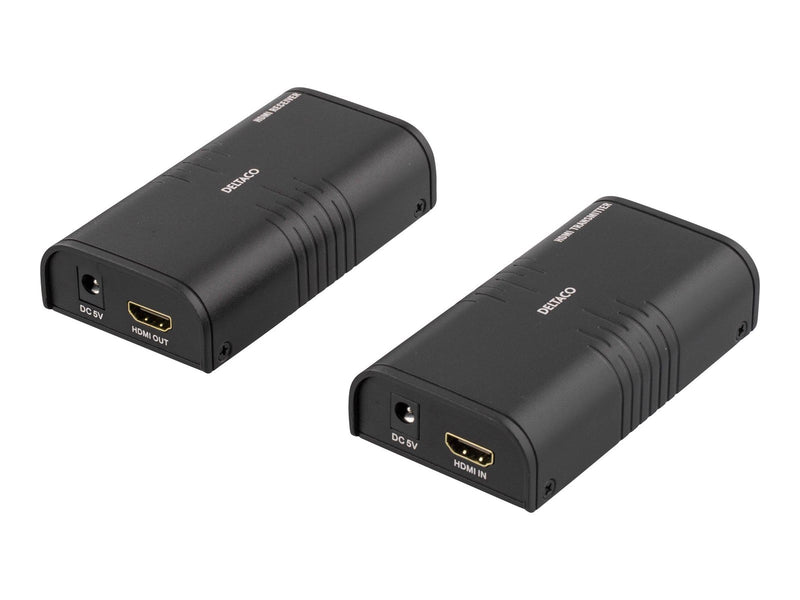 Deltaco Ethernet HDMI-forlænger op til 120m