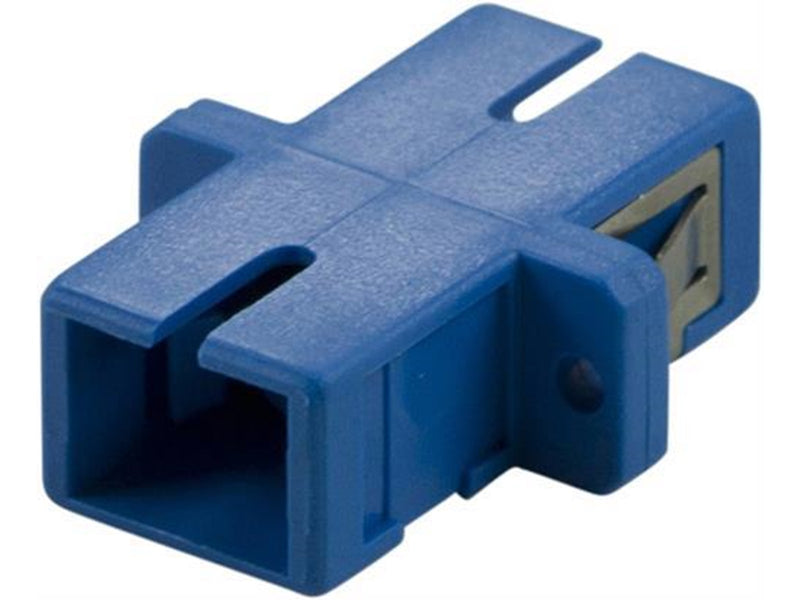 Deltaco FBP-1035 Snap-in fiber mating sleeve 1xSC-SC Single mode simplex blue