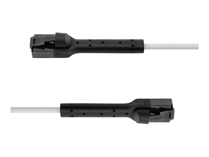 Deltaco Flex-Boot patch cable - 2 m - white - Weiß - 2m