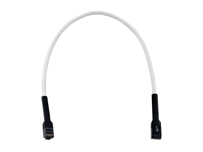 Deltaco Flex-Boot patch cable - 30 cm - white - Weiß - 0.3m