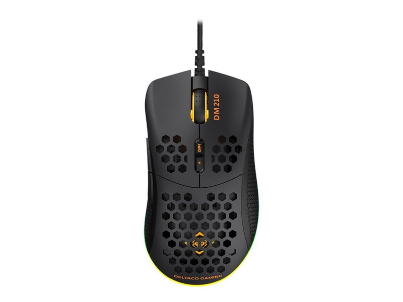 Deltaco GAMING DM210 Ultralight Wired - Maus (Schwarz)