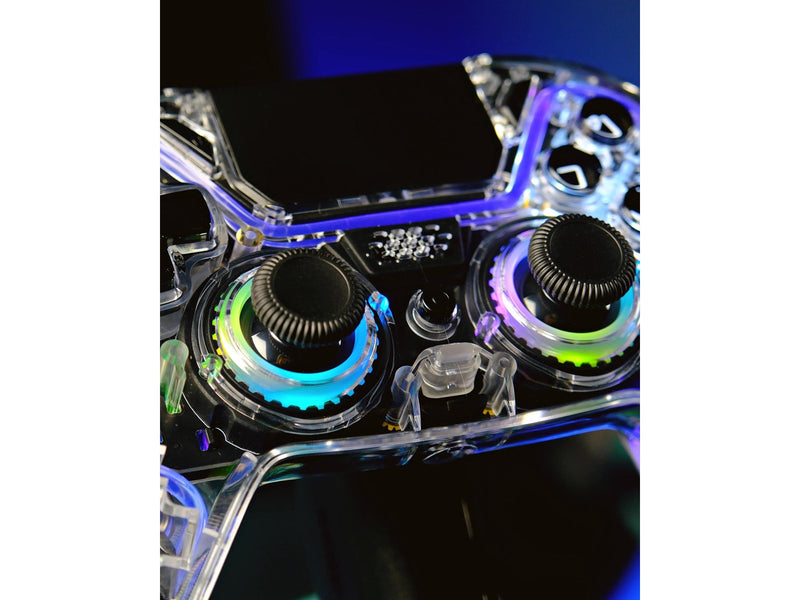 Deltaco GAMING PS4 Transparent Controller - Wireless Controller - Sony PlayStation 4