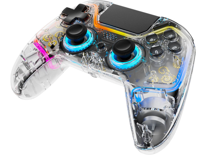 Deltaco GAMING PS4 Transparent Controller - Wireless Controller - Sony PlayStation 4