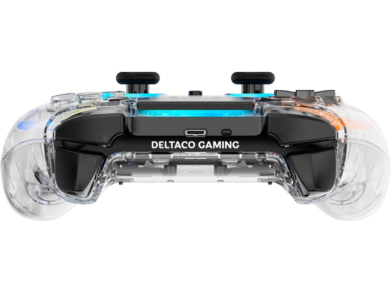 Deltaco GAMING PS4 Transparent Controller - Wireless Controller - Sony PlayStation 4