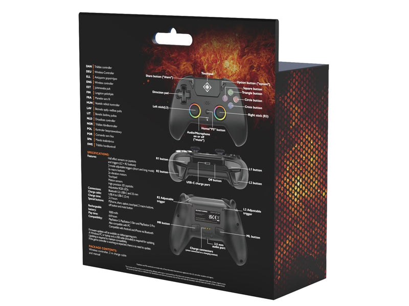 Deltaco GAMING PS5 Pro - Wireless Controller