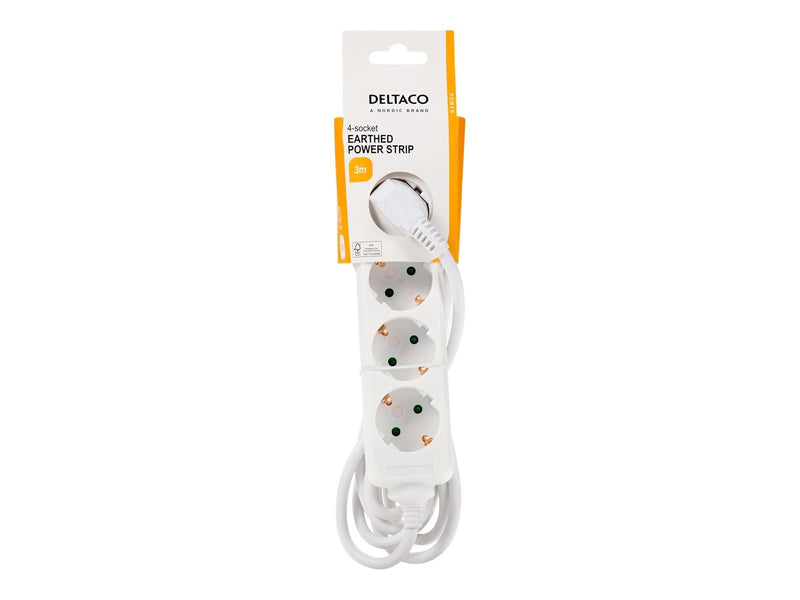 Deltaco GT-0401 - power strip - 3680 Watt