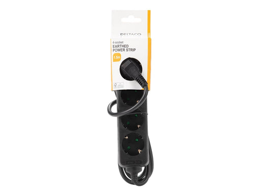 Deltaco GT-0420 Power Strip - 1.5 m