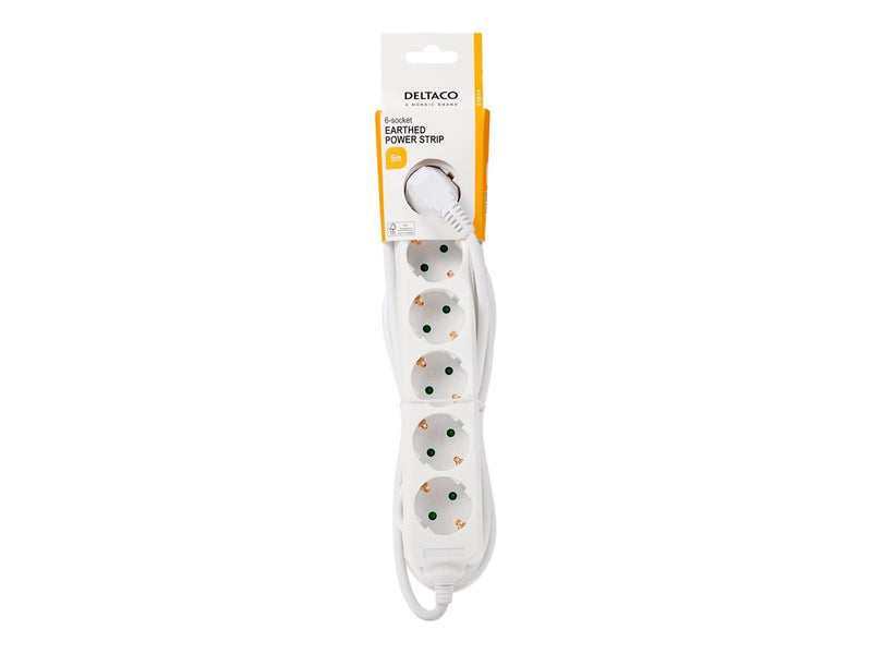 Deltaco GT-0602 - power strip - 3680 Watt