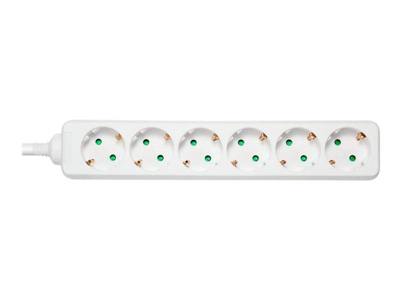 Deltaco GT-0602 - power strip - 3680 Watt
