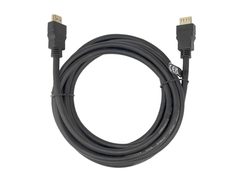 Deltaco HDMI cable with Ethernet - 3 m