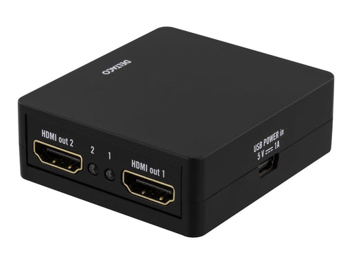 Deltaco HDMI splitter 1x HDMI in 2x HDMI out 6.
