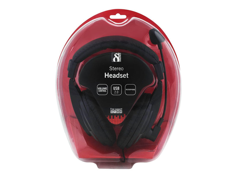 Deltaco Headset mit mikrofon o