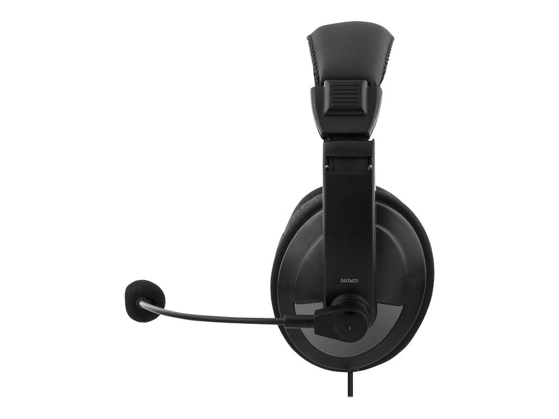 Deltaco Headset mit mikrofon o